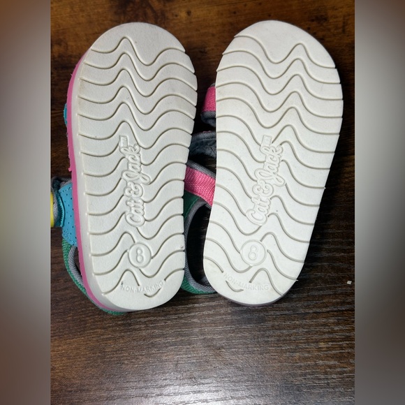 Cat & Jack Toddler Blair Footbed Sandals Pink Size 8 - Picture 11 of 12